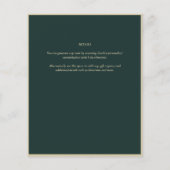 Fairycore Save the Date Goblincore-Pilze (Rückseite)