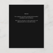 Fairycore Save the Date Goblincore-Pilze (Rückseite)