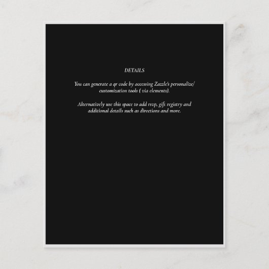 Fairycore Save the Date Goblincore-Pilze (Rückseite)