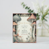 Fairycore Save the Date Terracotta Woodland (Stehend Vorderseite)