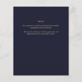 Fairycore Save the Date verzauberte Fores (Rückseite)