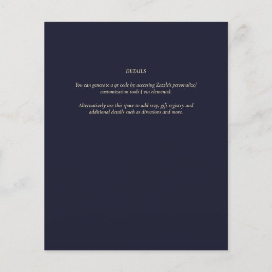 Fairycore Save the Date verzauberte Fores (Rückseite)