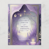 Fairycore Save the Date verzauberte Fores (Vorderseite)