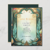 Fairycore Save the Date verzauberte Fores (Vorne/Hinten)