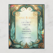 Fairycore Save the Date verzauberte Fores (Vorderseite)