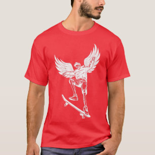 Fairycore Skelett Skateboarding Grunge Fairy Aest T-Shirt