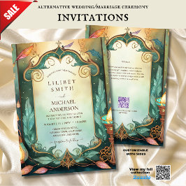 FAIRYCORE WEDD INVITATIONS FAIRYTALE STORYBOOK EINLADUNG