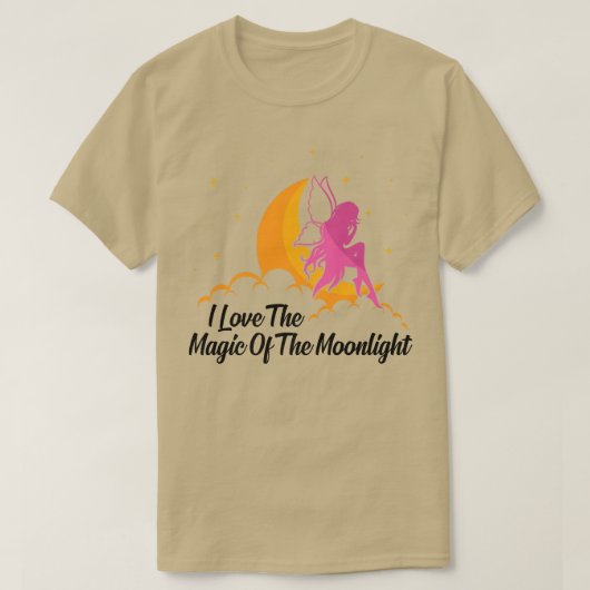 FairycoreI Liebe der Magie des MondlichtsFairies T-Shirt (Design vorne)