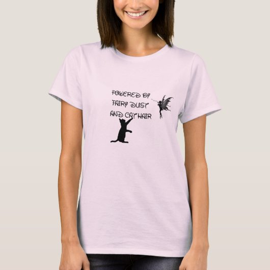 Fairydust und Katzenhaar T-Shirt (Vorderseite)