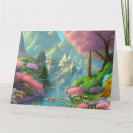 Fairyland Background Graphic Dankeskarte