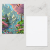 Fairyland Background Graphic Visitenkarte (Vorne/Hinten)