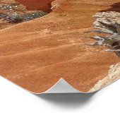 Fairyland Canyon im Nationalpark Bryce Canyon Poster (Ecke)