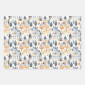 Fairyland Castles Blue Pink Geschenkpapier Set (Vorderseite 2)