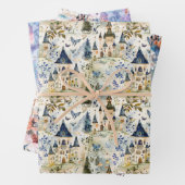 Fairyland Castles Various Colors Geschenkpapier Set (Beispiel)