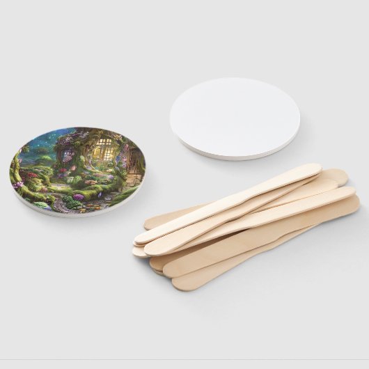 Fairyland Forest Graphic Fächer (Non-assembled)