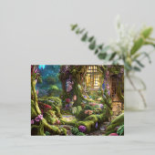 Fairyland Forest Graphic Folien Feiertagspostkarte (Stehend vorne)