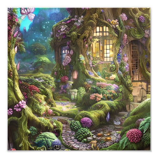 Fairyland Forest Graphic Fotodruck (Vorne)