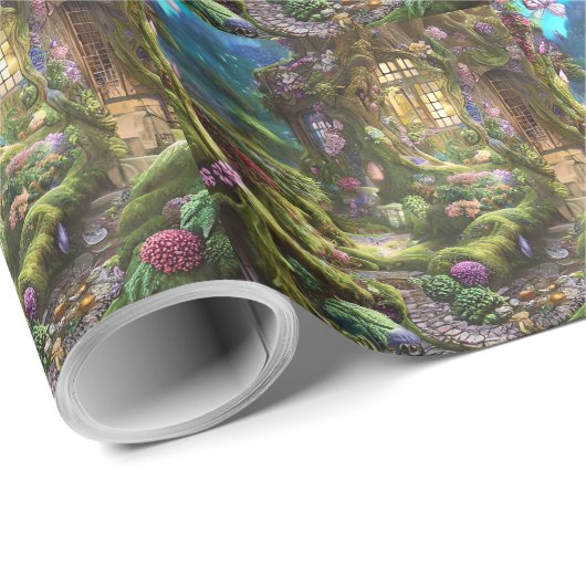 Fairyland Forest Graphic Geschenkpapier (Rolleneckpunkt)