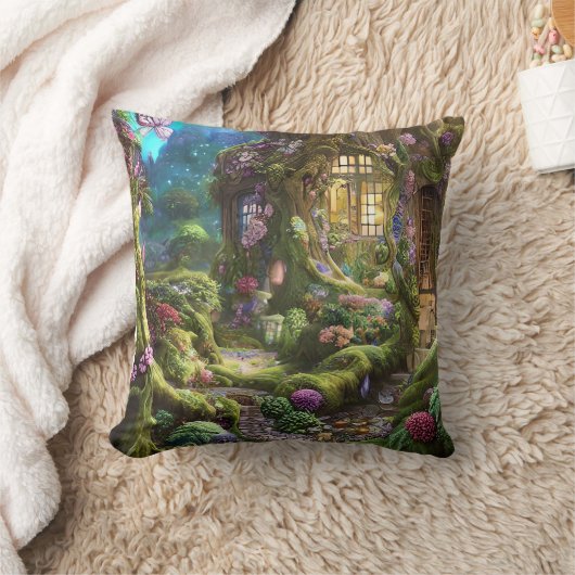 Fairyland Forest Graphic Kissen (Decke)