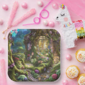 Fairyland Forest Graphic Pappteller (Party)