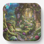 Fairyland Forest Graphic Pappteller (Vorderseite)