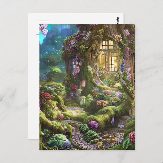 Fairyland Forest Graphic Postkarte (Vorne/Hinten)