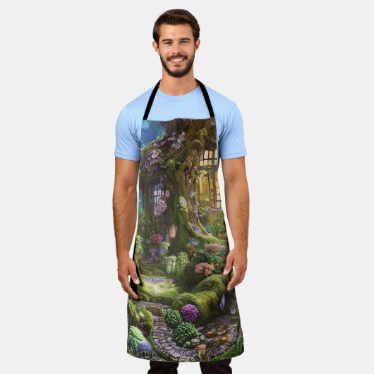 Fairyland Forest Graphic Schürze (Getragen)