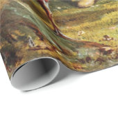 FAIRYLAND - Kleiner Prinz unter den Holzfässern Geschenkpapier (Rolleneckpunkt)