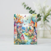 Fairyland Magic Castle Feiertagspostkarte (Stehend Vorderseite)