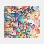 Fairyland Magic Castle Fleecedecke (Vorderseite (Horizontal))