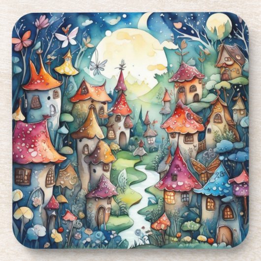 Fairyland Magic Castle Getränkeuntersetzer (Vorderseite)