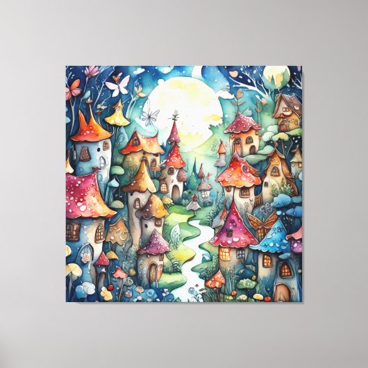 Fairyland Magic Castle Leinwanddruck (Vorderseite)