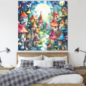 Fairyland Magic Castle Leinwanddruck (Insitu (Schlafzimmer))