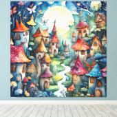 Fairyland Magic Castle Leinwanddruck (Insitu (Holzboden))