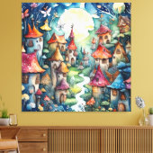 Fairyland Magic Castle Leinwanddruck (Insitu (Wohnzimmer))