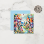 Fairyland Magic Castle Mitteilungskarte (Vorderseite/Rückseite Beispiel)