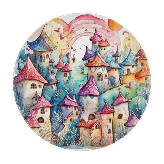 Fairyland Magic Castle Schneidebrett (Vorderseite)