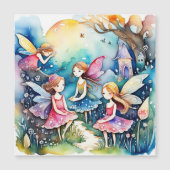 Fairyland Magic Feen Magneteinladung (Vorderseite)