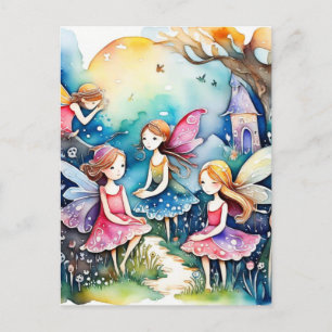 Fairyland Magic Feen Postkarte