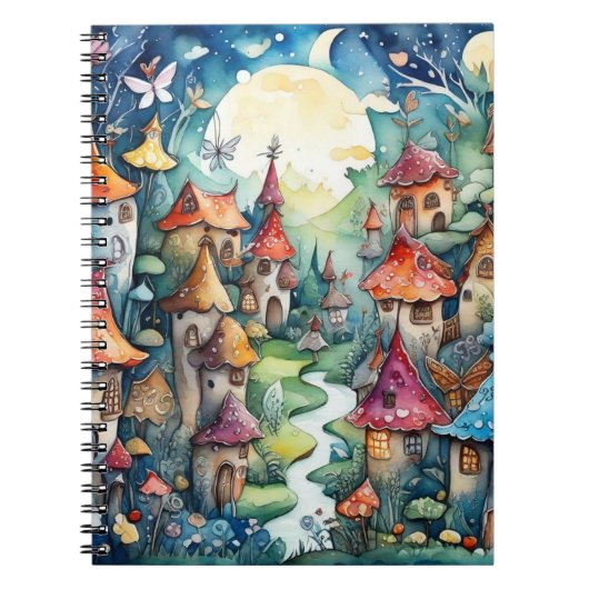 Fairyland schöne märchenhafte Dekoration Notizblock (Vorderseite)