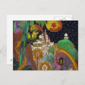 Fairyland Vintag Design Postkarte (Vorne/Hinten)