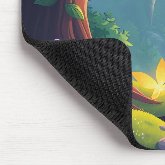 Fairyland Waterfall Mouse Pad Mousepad (Ecke)