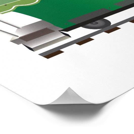 FAIRYLAND'S JOLLEY TROLLEY TRAIN POSTER (Ecke)