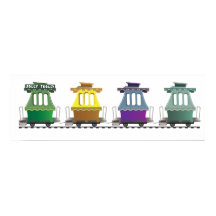 FAIRYLAND'S JOLLEY TROLLEY TRAIN POSTER