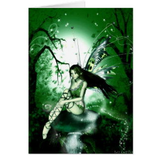 FairyMagic grüne leere Karte
