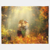 FAIRYS IM WALD FLEECEDECKE (Vorderseite (Horizontal))