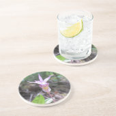 Fairyslipper Orchid-Blume Getränkeuntersetzer (Seite)