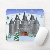 Fairytail Burg Winterschnee Mousepad (Mit Mouse)