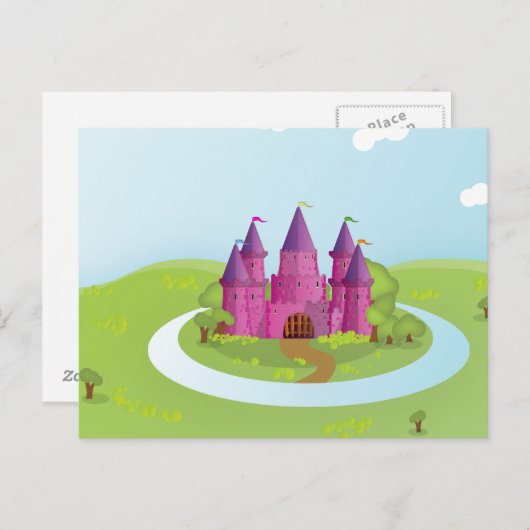 Fairytail Castle Postkarte (Vorne/Hinten)