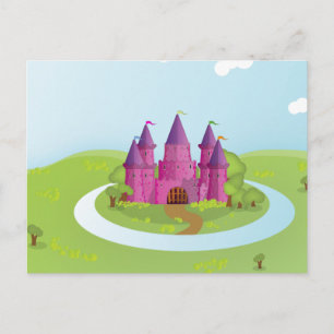 Fairytail Castle Postkarte
